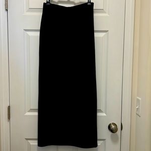 Black Stretch Velvet Column Maxi Skirt - BAD (Body Action Design)Jeffrey Halper